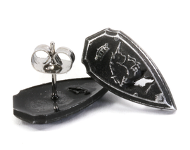 Haurchefant Greystone Shield Earrings Pair - FFXIV