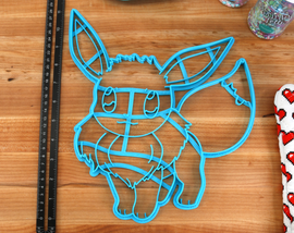 XL 12 Inch Eevee Cookie Cutter - Pokemon Large Cookies