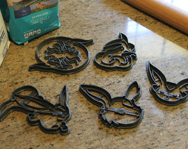 FFXIV Carbuncle Cookie Cutters - Carbuncle Plush, Carbuncle Face, Carbuncle Yin Yang - FF14- FFXV, Final Fantasy Gift - LootCaveCo