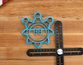 Mario Item Power Star Items Cookie Cutters - 8 Bit Power Star, Grand Star, Power Moon, Power Star, Shine Sprite - Super Mario Bros