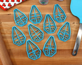 Digidestined Crests Cookie Cutters- Digimon Adventures Gift - Digimon Baking