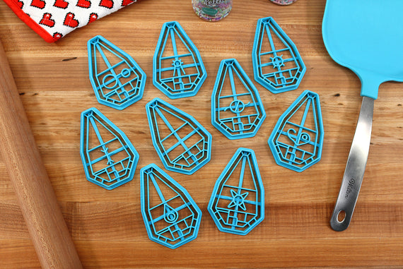 Digidestined Crests Cookie Cutters- Digimon Adventures Gift - Digimon Baking