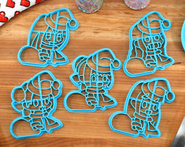 Padoru Cookie Cutters - Padoru Saber, Padoru 02, Padoru Toga, Padoru Tsu - Anime Christmas Cookie / Anime Gift