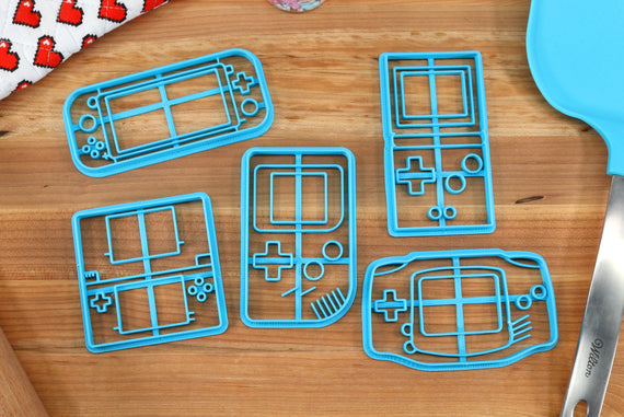 Nintendo Handheld Cookie Cutters - Gameboy, Gameboy Advanced, Switch Lite, DS, S -VideoGame Controller /  Nintendo Gift