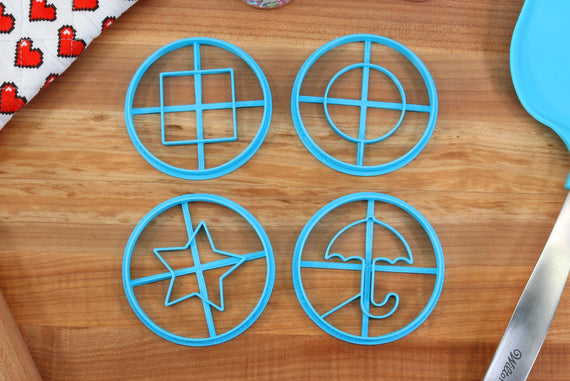 Cookie Cutter Dalgona Candy - Umbrella, Circle, Triangle Square - Dalgona Candy Gift