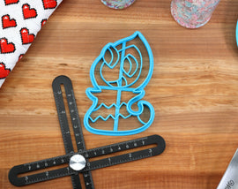 Deltarune Cookie Cutters Enemies - Tasque Manager, ViroVirokun, Rudinn, Popup, King Round  - Undertale /  Baking Gift