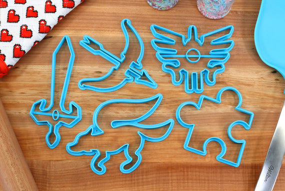 Super Smash Bros Logos Set 2 Cookie Cutters - Fire Emblem, Kid Icarus, Star Fox