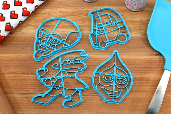 Deltarune Meme Cookie Cutters Chapter 1 - God Dammit Kris, Smug Lancer, Dog Car, Lewd Queen  - Undertale /  Baking Gift