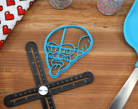 Deltarune Meme Cookie Cutters Chapter 1 - God Dammit Kris, Smug Lancer, Dog Car, Lewd Queen  - Undertale /  Baking Gift