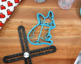 French Bulldog Cookie Cutters - Cutesy Frenchie, Frenchie Outline, Frenchie Sitting, Frenchie Stack - Gift for French bulldog Owner