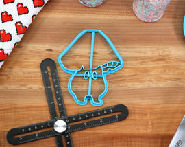 Cute Mushroom Cookie Cutters - Amanita, Chantrelle Pair, Sorrel Standing, Sleepy Oyster Mushroom, Deadly Nightblade - Forager Gift