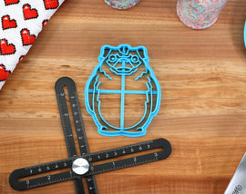 Pug Cookie Cutters - Comfy Pug, Pug Face, Pug Outline, Pugtoro, Sitting Pug - Gift for Pug Owner