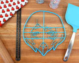 XL 12 Inch Ahegao Cookie Cutter Sensual Tongue - Kawaii gift for Anime Lovers
