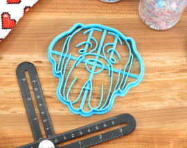 Neapolitan Mastiff Cookie Cutters - Mastiff Face, Mastiff Hat, Mastiff Outline, Mastiff Stack, Mastiff Sitting - Mastiff Gift Idea