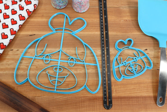 XL 12 Inch Isabelle Cookie Cutters - Animal Crossing New Horizons /  Nintendo Gift