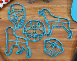 Rottweiler Cookie Cutters - Rottweiler Stack, Rottweiler Hat, Rottweiler Face  - Gift for Rottweiler Owner