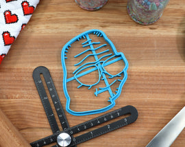 Wojak Faces Cookie Cutters Set 2 - NPC Wojak, Boomer Wojak, Beanie Wojak, Dead Inside Wojak, Born to Feel Wojak - Meme Fan