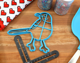 Georgia Cookie Cutters - Brown Thrasher, Georgia State, Live Oak, Georgia Peach, Georgia Peanut - GA Gift Idea