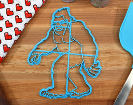 XL 12 Inch Sasquatch Cookie Cutter  - Big Foot Cookie Cutters - Sasquatch Gift Idea