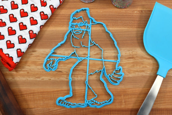 XL 12 Inch Sasquatch Cookie Cutter  - Big Foot Cookie Cutters - Sasquatch Gift Idea