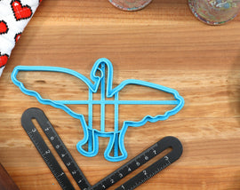 Crazy Goose Cookie Cutters - Flapping Goose, Honking Goose, Key Goose, Stabby Goose - Goose Gift Idea