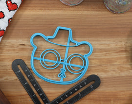 Cute Animal Face Cookie Cutters - Wolf Face, Cat Face, Bear Face, Gator Face, Bid Face - Animal Face Gift