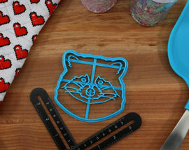 Raccoon Cookie Cutters  - Happy Raccoon, Raccoon Face, Sleepy Raccoon, Standing Raccoon, Trash Raccoon- Trash Panda Gift