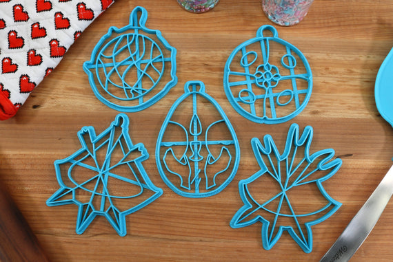 Elder Talisman Cookie Cutters - Arrows Sting, Arrows Reach, Blessed Dew, Crimson Amber, Crimson Seed