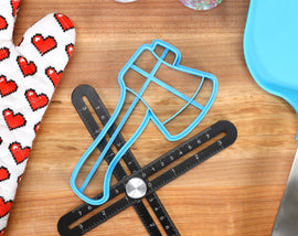 COPY PNW Cookie Cutters - Bright Flashlight, Hiking Backpack, Survival Tent, Warm Campfire, Hatchet - Seattle Cookie Cutter