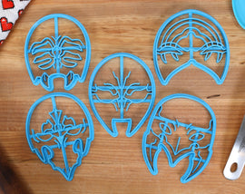 FFXIV Ascian Mask Cookie Cutters - Elidibus, Emet-Selch, Igeyorhm, Lahabrea, Nabriales - FF14 Soul Crystal Cookie Cutter