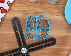 Genshin Impact Cookie Cutters Chibi Faces Set 5 - Albedo, Ningguang, Noelle, Razor, Zhongli