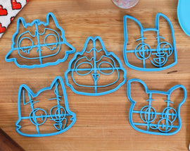 Cult Animal Cookie Cutters - Evil Lamb, Good Lamb, Culty Fox, Culty Piggy, Culty Puppy