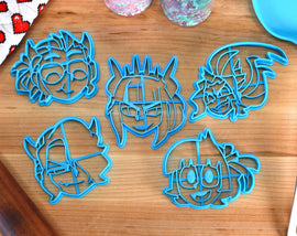 Helltaken Cookie Cutters Set 2 - Azazel, Judgement, Justice, Lucifer, Zdrada
