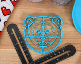 Powerful Bear Cookie Cutters - Black Bear, Panda, Brown Bear, Polar Bear, Spectacled Bear - Bear Gift Idea