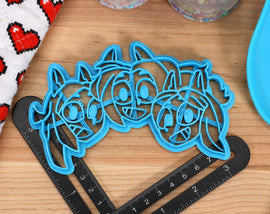 Helltaken Cookie Cutters Set 1 - Cerberus, Malina, Modeus, Pandemonica - Demon Cookie Cutters
