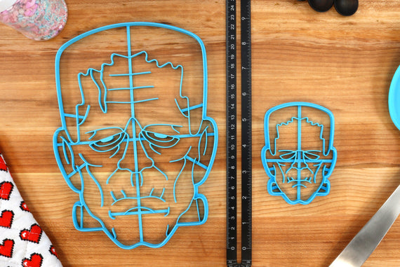 XL 12 Inch Frankenstein Cookie Cutter  - Frankensteins Monster Cookie Cutters - Halloween Party Cake