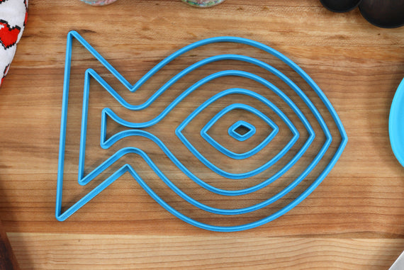 XL Fish Cookie Cutters - 8 in through 1 In Concentric All Sizes included - Fish Cakes or Cookie Towers