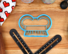 Nail Care Cookie Cutters - Nail Brush, Nail File, Nail Polish, Polish Brush, Toe Seperator - Pedicure Cookie Cutter, Manicure Cookie Cutter