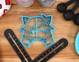 Genshin Impact Cookie Cutters Chibi Faces Set 7 - Beidou, Keqing, Fischl, Bennerr, Lisa