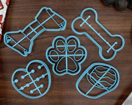 Dog Treat Cookie Cutters - Dog Treat, Rawhide Treat, Bone Miscuit, Paw Print - Dog Treat