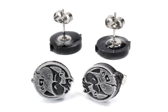Tonberry FFXIV Yin & Yang Earrings - Tonberry Earrings - Final Fantasy Cosplay | ERG1