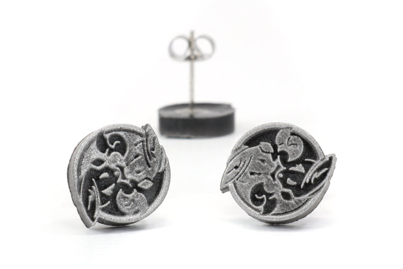Carbuncle FFXIV Yin & Yang Earrings - Carbuncle Earrings - Final Fantasy 9 Cosplay ERG1