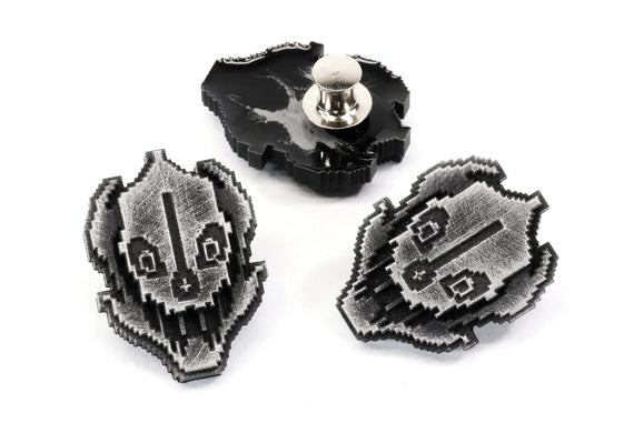 Gaster Mask Pin - Gaster Mask from Undertale Cosplay - Gaster - Undertale Gift | SPN1