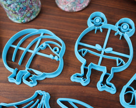 Plant Minions Enemies, Set 1 - Cookie Cutters - Aristocrab, Breadbug, Bulborb, Burrowing Snagret, Mamuta - Tiny Treasure Hunters Cutters