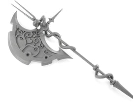 FFXIV Mercury Axe - Two Handed Axe - One-Handed Battle Axe DIY Cosplay Prop Kit - Goddess Cosplay - Larping Weapon