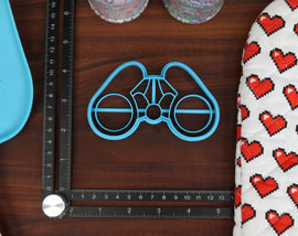 Crime Scene Cookie Cutters - Binoculars, Chalk Body Outline, Deerstalker Hat, Detective Pipe, Vintage Camera - Detective Gifts and Merch