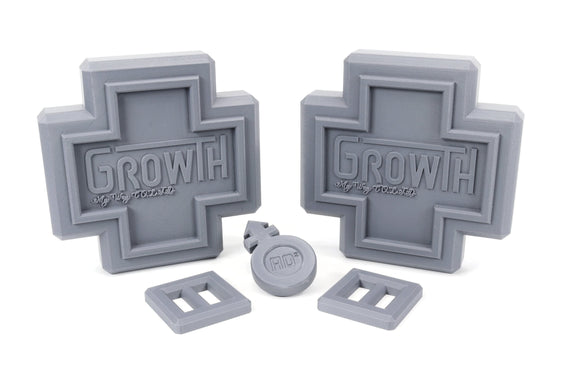Brisket Cosplay Accessories - Yo-Yo Users Kit - Buckles and Battle Guards - Armguards - DIY Cosplay Prop Kit - Bounty Hunter Cosplay