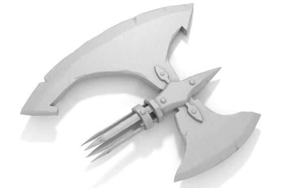 Barbarian Tieflings Axe DIY Cosplay Prop Kit - Outlander Axe - Demon born Axe - Axe of the Nine Hells