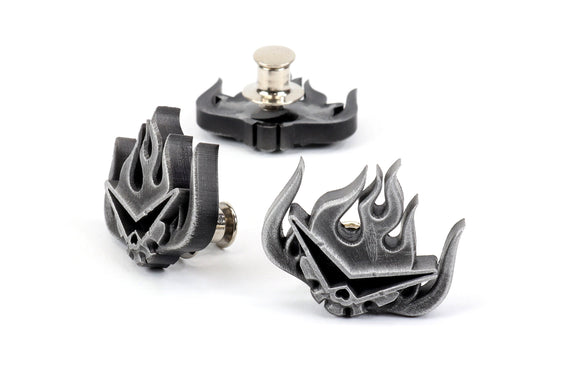 Kamina Symbol Pin - Core Drill- Anime gifts for Tengen Toppa Gurren Lagann - Believe in the Me that Believes in You SPN1