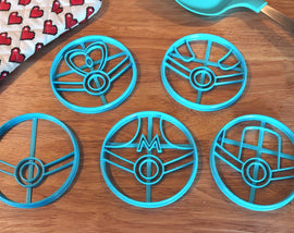 Pokemon Pokeball Cookie Cutters- Pokeball, Greatball, Ultraball, Masterball, Loveball - LootCaveCo